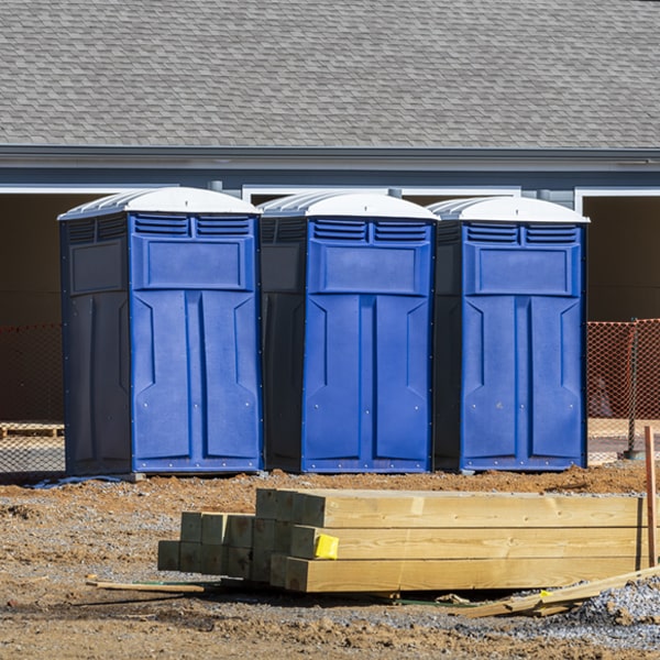 what is the maximum capacity for a single porta potty in Val Verde Park TX